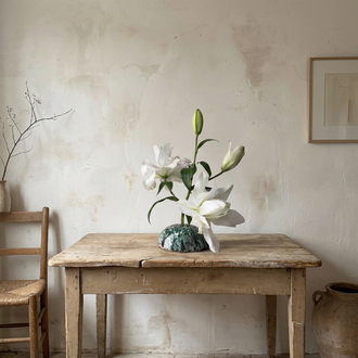 Stoneware Ikebana Vazo