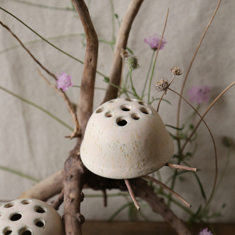 Stoneware Seramik Ikebana Aranjman Vazosu