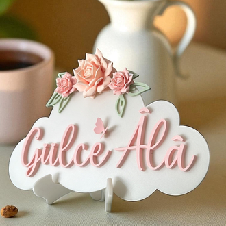 ✨ bulut şeklinde kapı süsü-masa üstü süsü