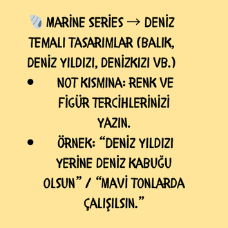 Deniz temalı modeller
