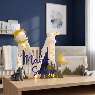 Çerçeve ve ledli tasarımı set (temayı siz belirliyorsunuz.)