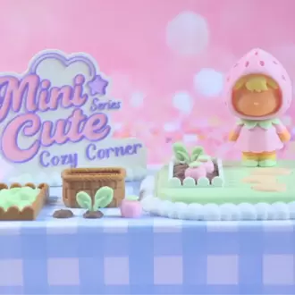 Mini Cute Serisi Çilek Bahçesi Diorama