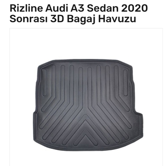 Audi A3 2020 Sonrası 3D Bagaj Havuzu Sedan