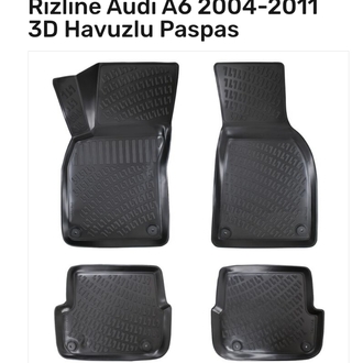 Audi A6 2004-2011 3D Havuzlu Paspas
