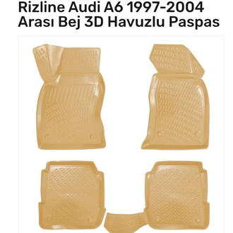 Audi A6 1997-2004 3D Havuzlu Paspas 