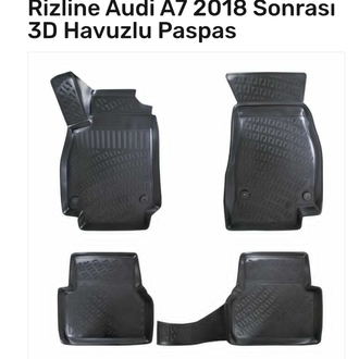 Audi A7 2018 sonrası 3D Havuzlu Paspas