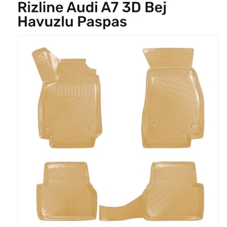 Audi A7 2010-2018 arası 3D Havuzlu Paspas