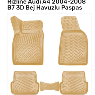 Audi A4 2004-2008 3D Havuzlu Paspas 