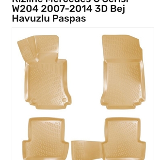 Rizline Mercedes C Serisi W204 2007-2014 3D Havuzlu Paspas