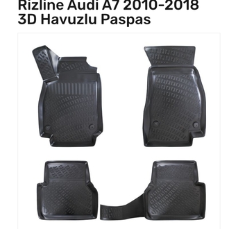 Audi A7 2010-2018 arası 3D Havuzlu Paspas