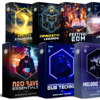 Ghosthack - Ultimate Techno Bundle 2025 (MiDi, WAV, Serum Presets)