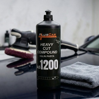 PlusCar AS1200 Heavy Cut Compound - Kalın Pasta (1000 ml)