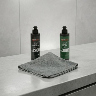 Pluscar Mini Shine Set - 250ml Pasta Cila Takımı + Mikrofiber Bez Hediyeli