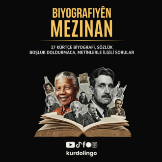 Biyografiyên Mezinan - Kürtçe Okuma ve Alıştırma Kitabı