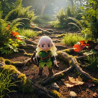 Legolas Mini Amigurumi Dekor - Yüzüklerin Efendisi Mini Seri