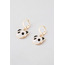 Panda Figürlü Sallantılı Küpe