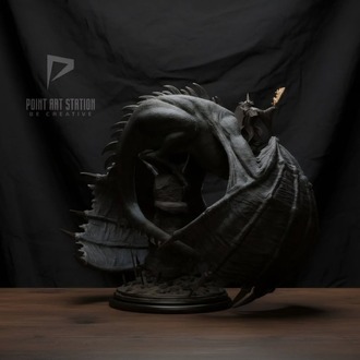 Witch-King On Fellbeast - Premium Format