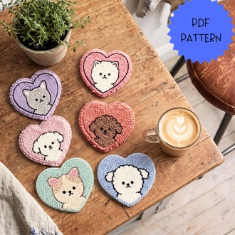 Squishy Hayvanlar Şablonu ( 6 adet)