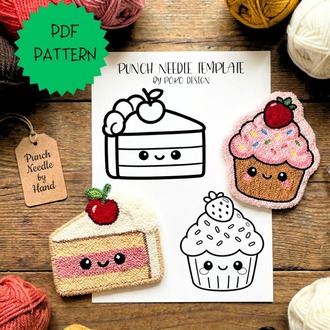 Cupcake & Pasta Şablonu
