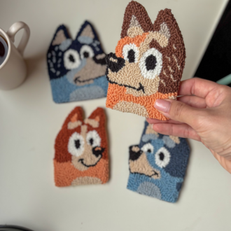 Bluey Punch Bardak Altlığı