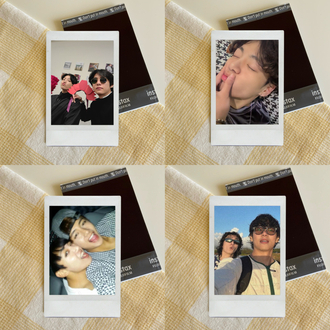 bts taekook duo polaroid