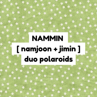 bts nammin duo polaroid