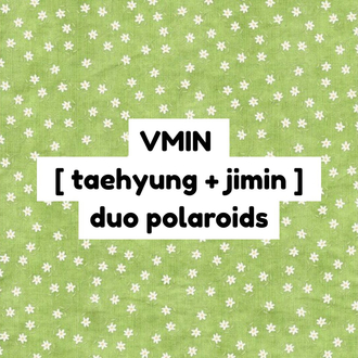 bts vmin duo polaroid
