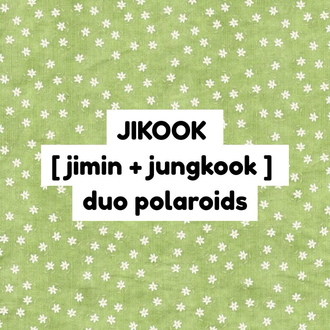 bts jikook duo polaroid