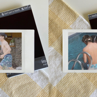 bts taekook duo polaroid