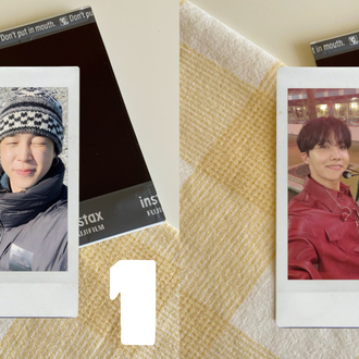 bts hopemin duo polaroid