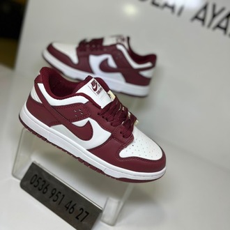 NİKE DUNK BORDO BEYAZ (İTHAL ÜRÜN)