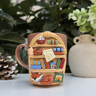 Warm and cozy kahverengi mug