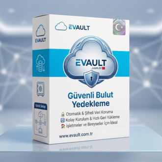 Evault Server Backup – 1 Yıllık Standart Paket (50 GB)