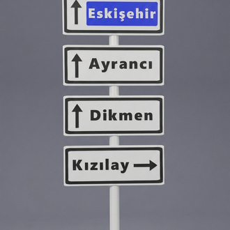 MİNYATÜR ANKARA KIZILAY TABELASI
