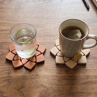 Hareketli Lotus Bardak Altlığı 2’li Set
