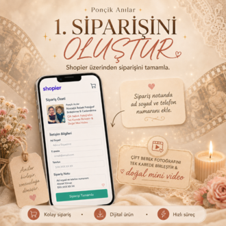 ÇİFTLERE ÖZEL BEBEKLİK FOTOĞRAFI BİRLEŞTİRME & CANLANDIRMA