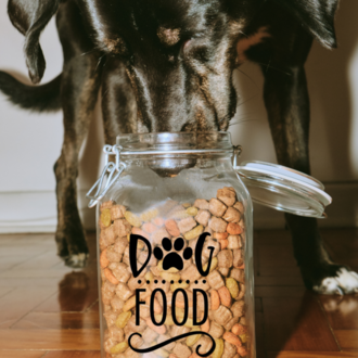 Dog Food Sticker