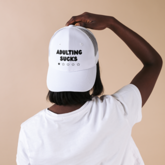 Adulting Sucks Sticker I/O