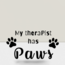 My Therapist Has Paws Sticker