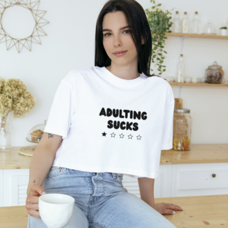 Adulting Sucks Sticker I/O