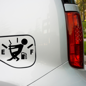 Male Gas Sticker