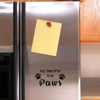 My Therapist Has Paws Sticker