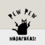Pew Pew Cat Sticker