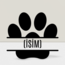 Pet Name Paw Özelleştirilebilir Sticker