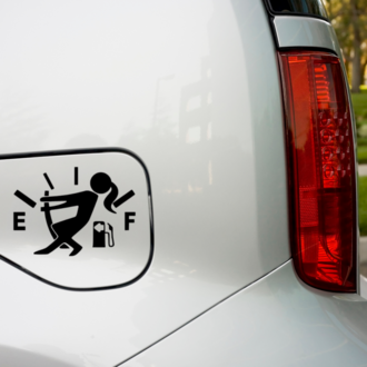 Female Gas Sticker