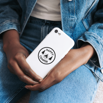 Happy Camper Sticker