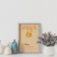 Minimalist Aperol Kokteyl İllüstrasyonu – Dekoratif Poster (Çerçevesiz)