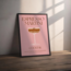 Minimalist Espresso Martini Kokteyl İllüstrasyonu – Dekoratif Poster (Çerçevesiz)