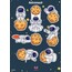 Astronout Sticker Seti A6