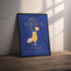 Minimalist Piña Colada İllüstrasyonu – Dekoratif Poster (Çerçevesiz)